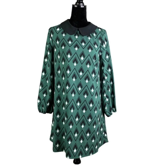 Modcloth Dresses & Skirts - 🏷️5/$25 modcloth Green Shift Dress “ You Make Loving Fun” Size Small